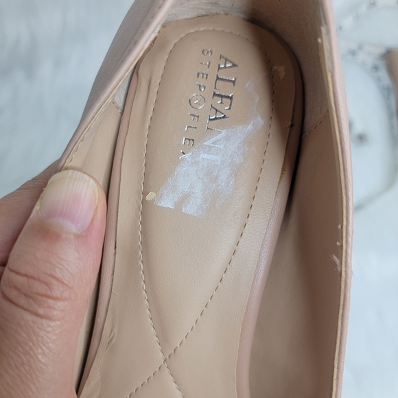 Alfani step n flex pointed toe nude stiletto heels. - Picture 11 of 14